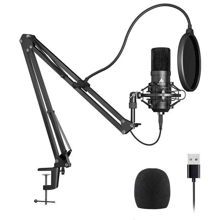 MAONO AU-A04 USB Microphone Combo Setup